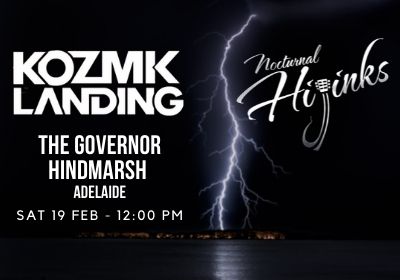 Kozmik Landing and Nocturnal Hijinks Live at the Gov