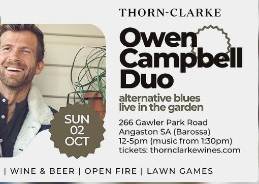 Owen Campbell Duo at Thorn-Clarke Wines