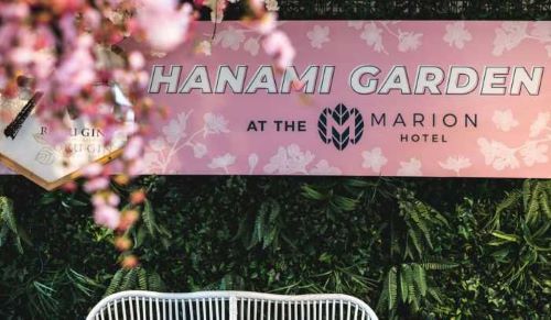 MARION HOTEL TRANSFORMS INTO CHERRY BLOSSOM GARDEN FOR SPRING