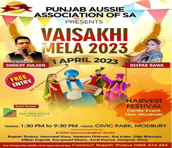Vaisakhi Mela 2023 Whats On In AdelaideWhats On In Adelaide