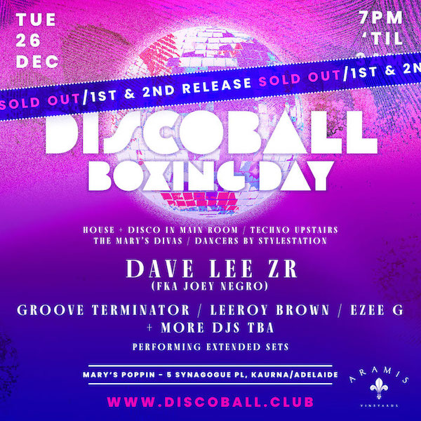 DISCOBALL Boxing Day 2023 ft Dave Lee ZR (fka Joey Negro)