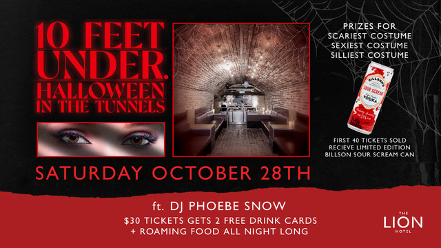 10 Feet Under Lion Halloween Party