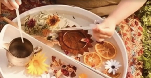 Springtime Sensory Play Session in Nature