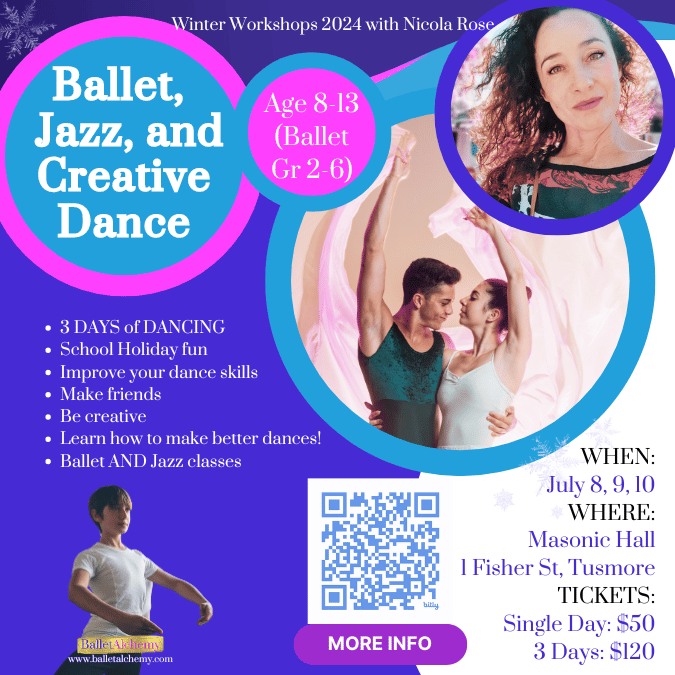 Winter Workshops for Kids - Ballet, Jazz & Creative Dance