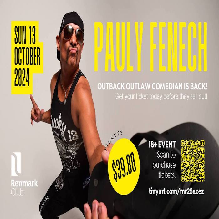 Pauly Fenech LIVE at the Renmark Club