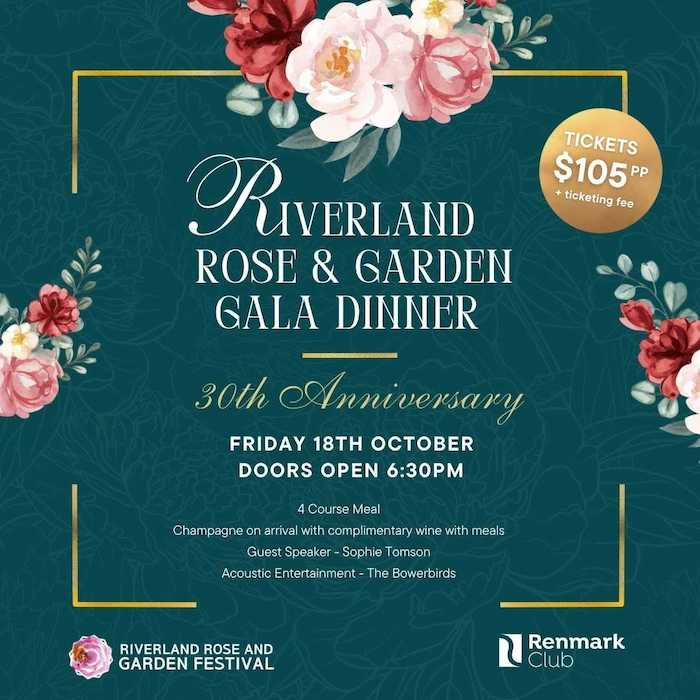 Riverland Rose & Garden Gala Dinner